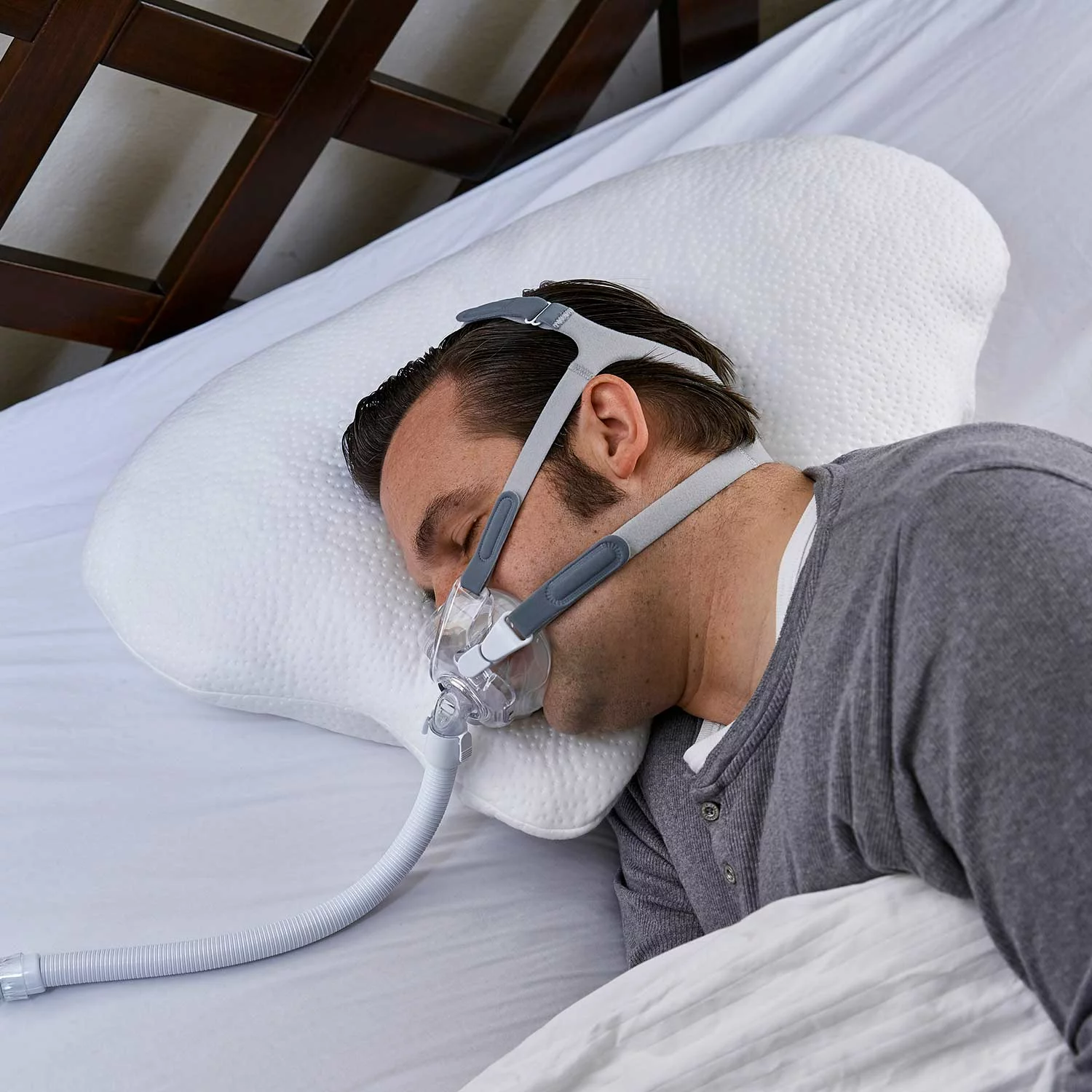 CPAP- und Seitenschläfer-Komfort Kissen LINA